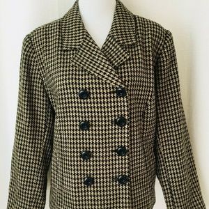 NWT Lane Bryant Womens 18 Houndstooth Jacket Plus